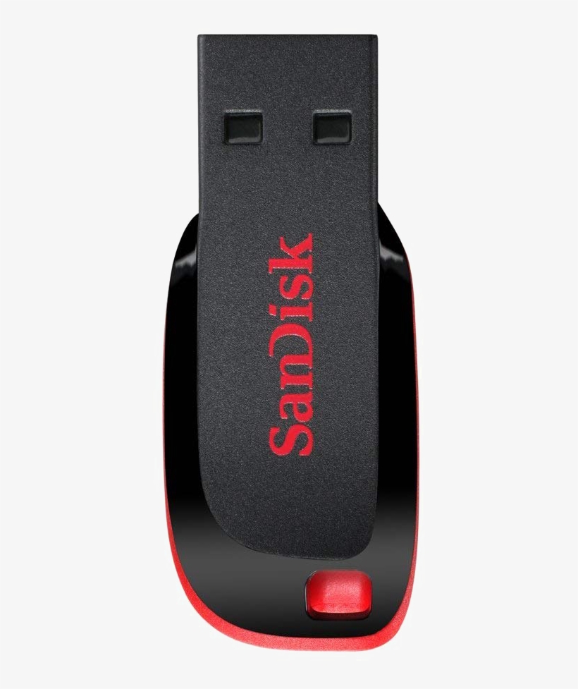Pen Drive - Sandisk Cruzer Blade, transparent png
