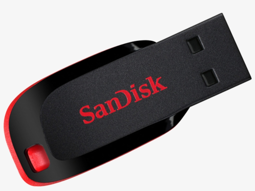 Pen Drive Sandisk 8gb Png - Cruzer Blade Usb, transparent png