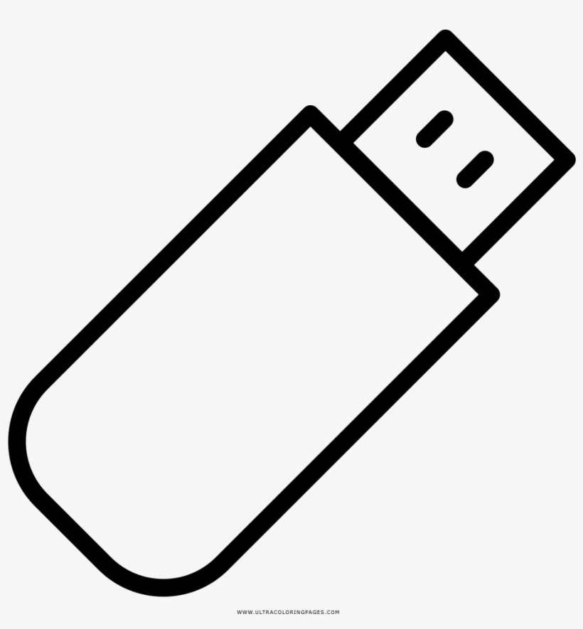 Pen Drive Desenho Png - Иконка Usb, transparent png