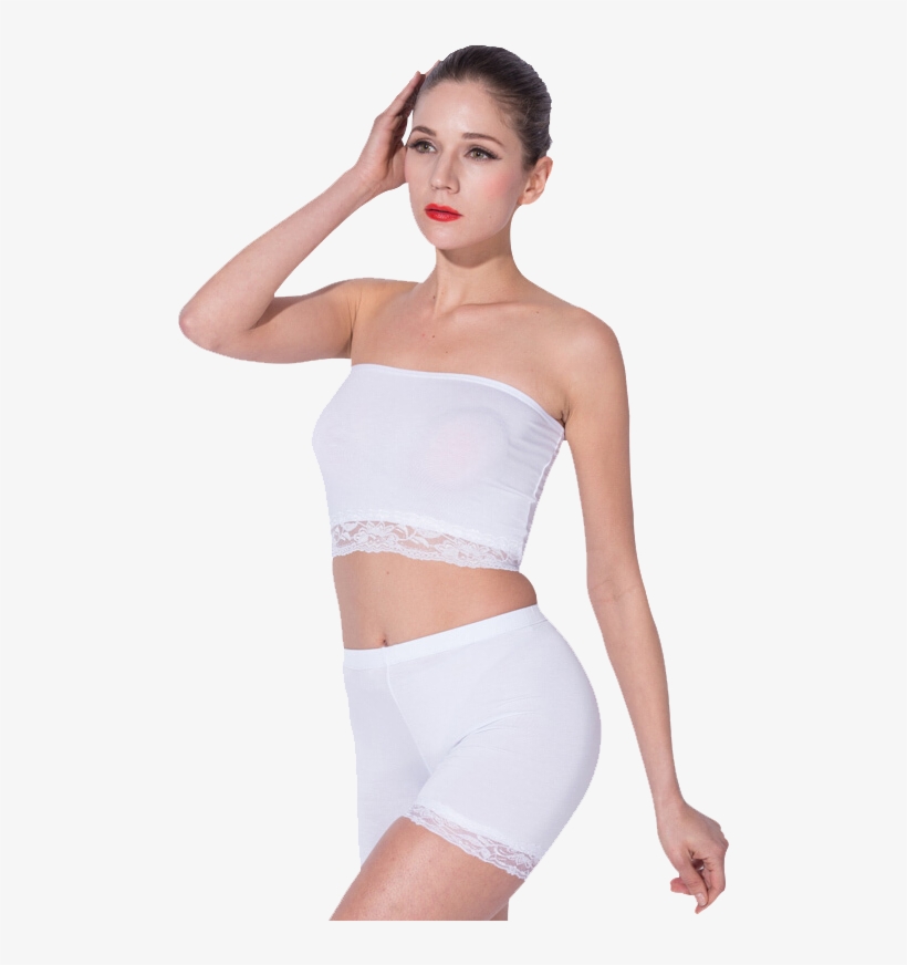 Langsha Wrapped Chest Safety Pants Women's Seamless - Girl, transparent png