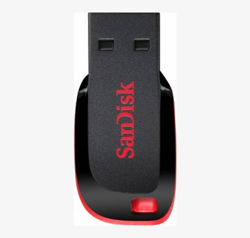 Pendrives - Sandisk Cruzer Blade, transparent png