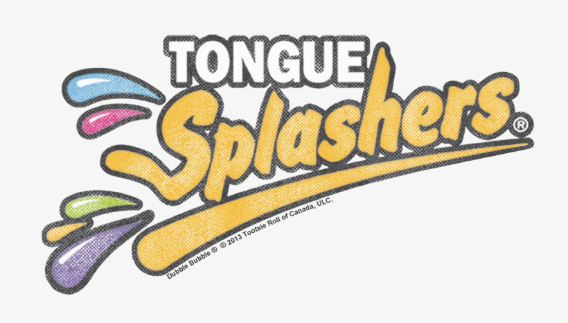 Dubble Bubble Tongue Splashers Logo Men's Long Sleeve, transparent png
