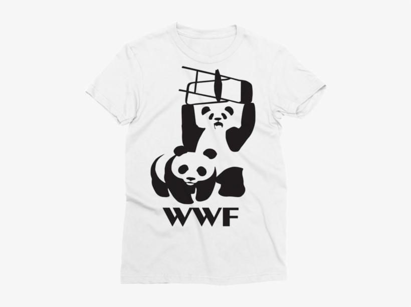 Wwf ﻿classic Sublimation Women's T-shirt - Wwf Panda Chair, transparent png