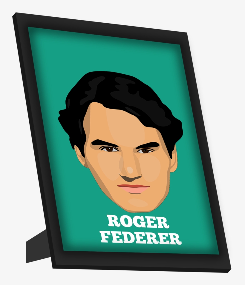 Framed Art, Roger Federer - Poster, transparent png