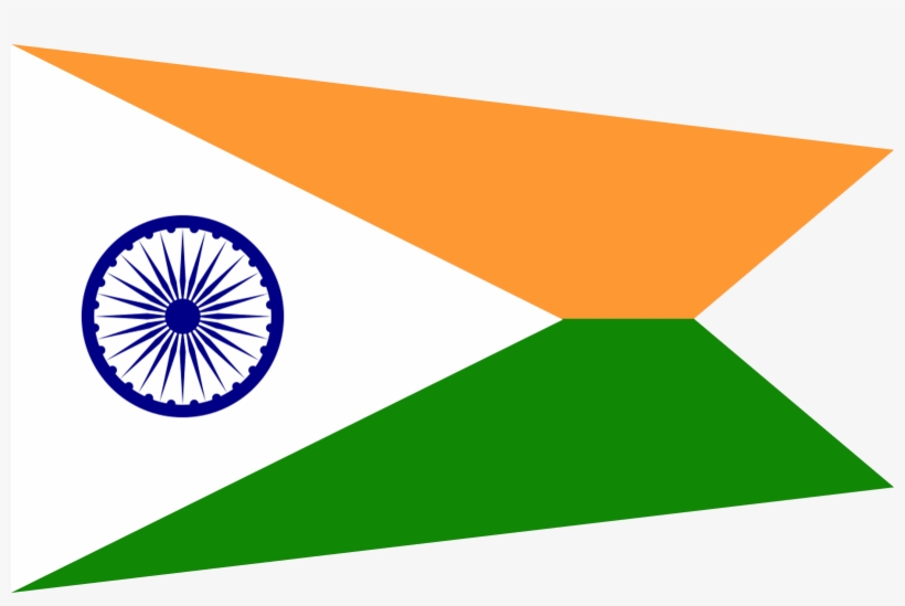 Ocindian Flag As A Swallowtail / Broad Pennant, transparent png