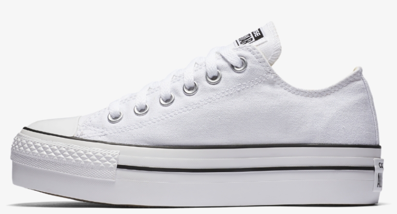 Converse Chuck Taylor All Star Platform Low Top Women's, transparent png