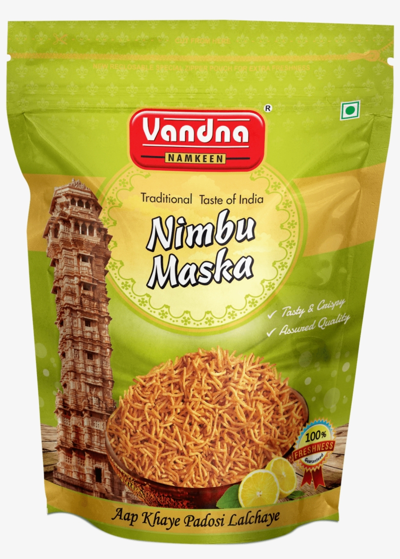 Vandna Namkeen Family Pack Nimbu - Flatbread, transparent png