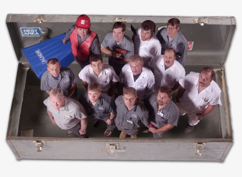 Dhmc Maintenance Crew In A Toolbox - Plywood, transparent png
