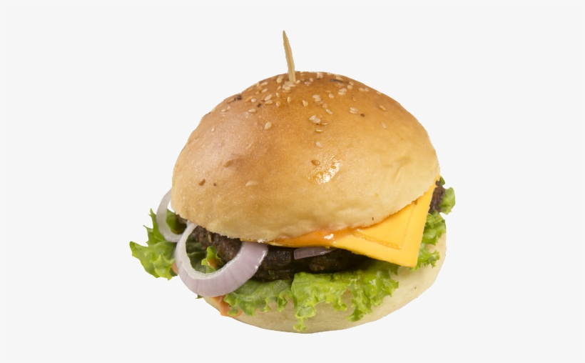 Beef Cheese Burger - Fast Food, transparent png