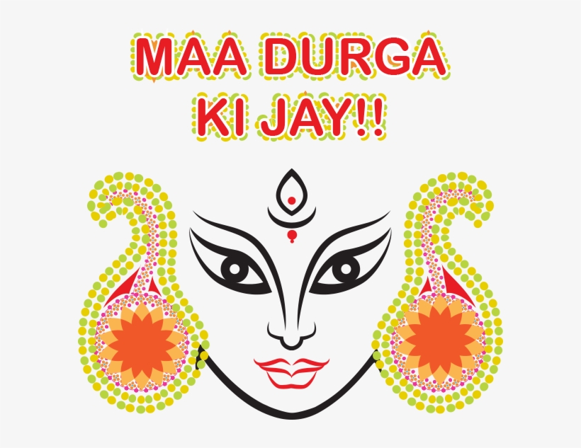 Navratri Stickers Messages Sticker-4 - Happy Navratri Sticker Png, transparent png