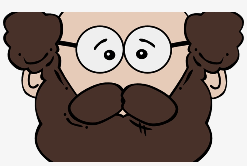 Old Lady Face Clipart - Old Man Face Cartoon, transparent png