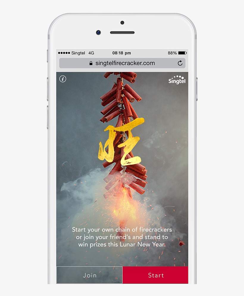 How It Works - Singtel Firecracker App, transparent png