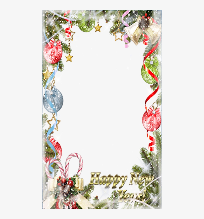 Frame Happy New Year Png - Happy New Year Frame Png, transparent png