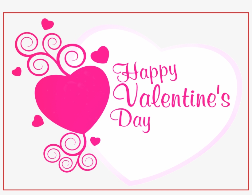 Best Of Valentine Day Leave Latter Clipart - Happy Valentine Day Png, transparent png