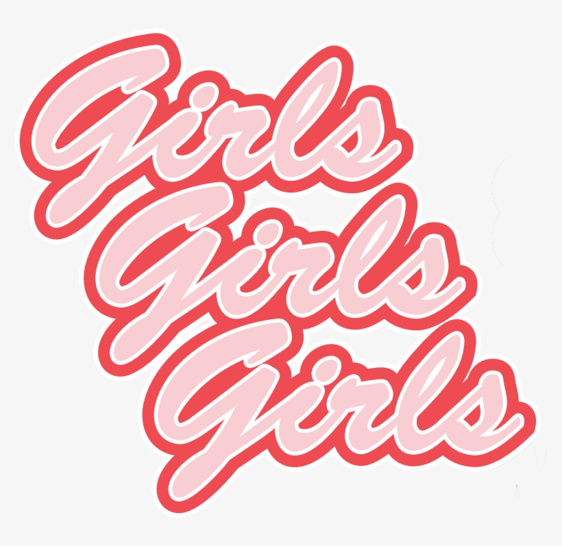 Girls Sticker - Girls Font, transparent png