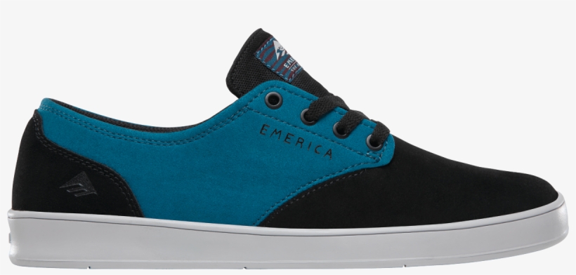 Emerica Romero Laced X Toy Machine Black/turquoise - Skate Shoe, transparent png