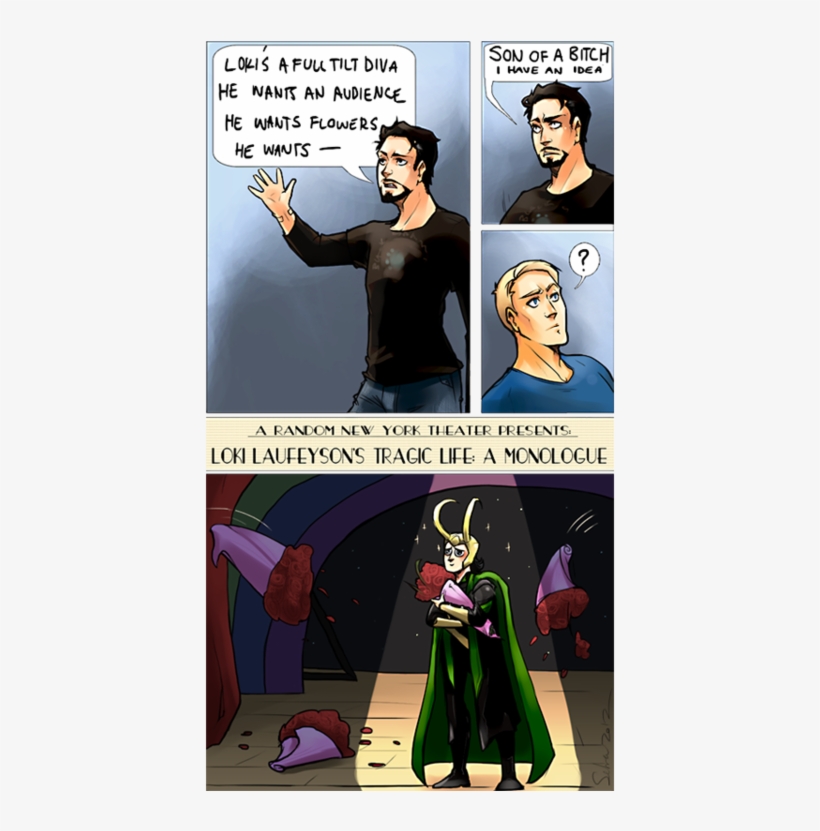 Loki And Tony Stark Fan Art, transparent png
