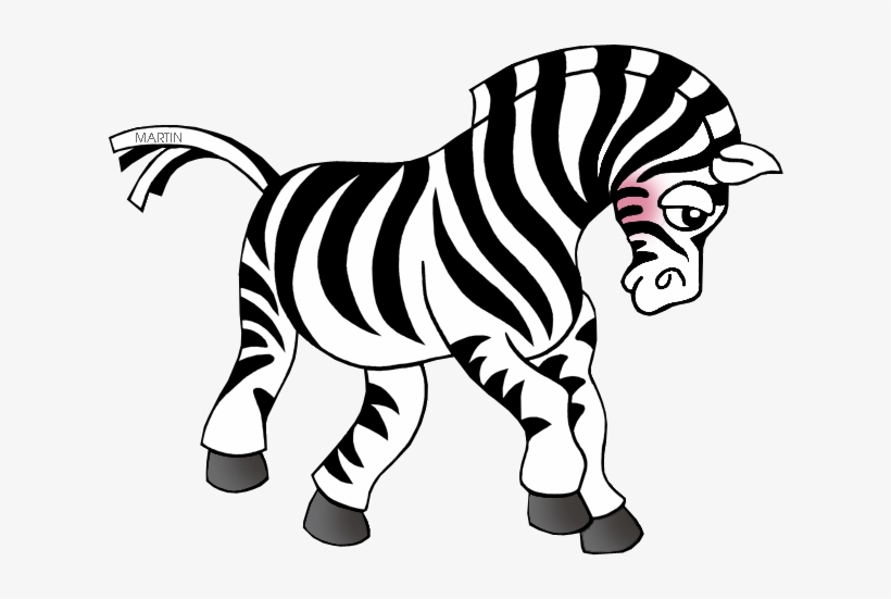 Animals Clip Art By Phillip Martin - Zebra Animals Clip Art, transparent png