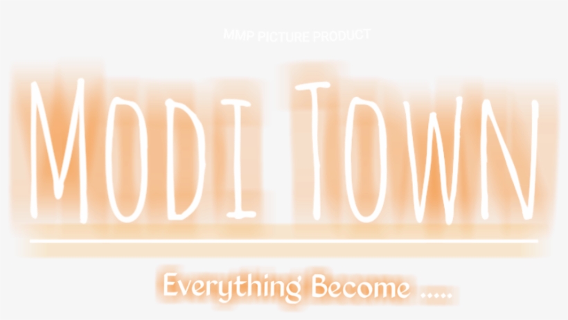 Modi Town Text Png, Modi Text, Modi Text For Editing, - Peach, transparent png