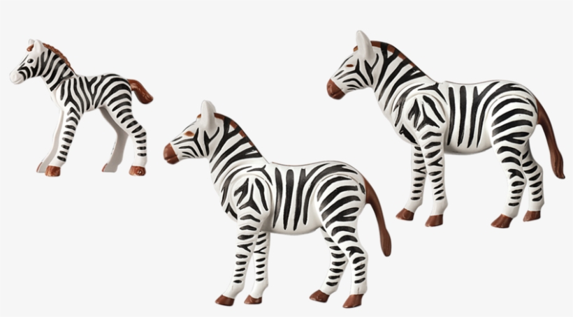 Playmobil Zebra Family - Zebra Family Clipart, transparent png