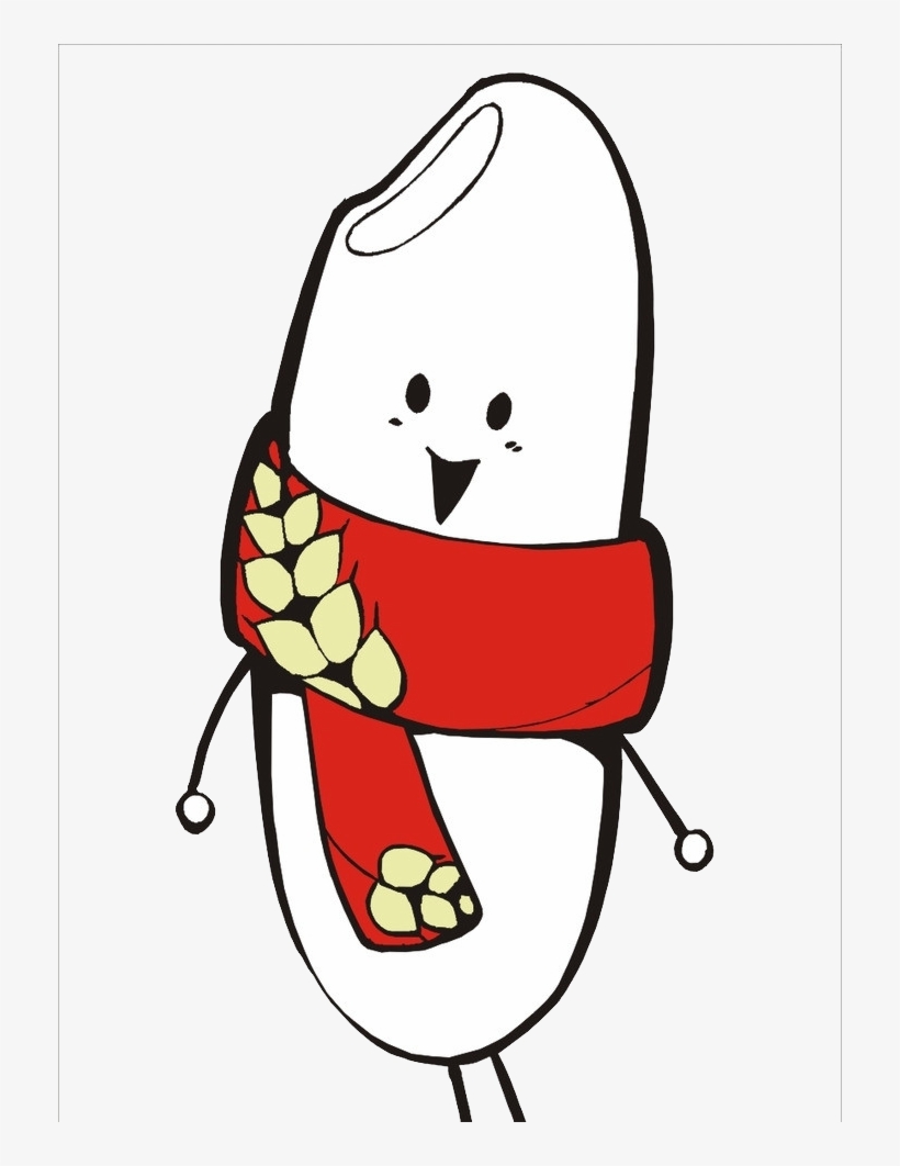 Download With Scarves Transprent Png Free - Grano De Arroz Dibujo, transparent png