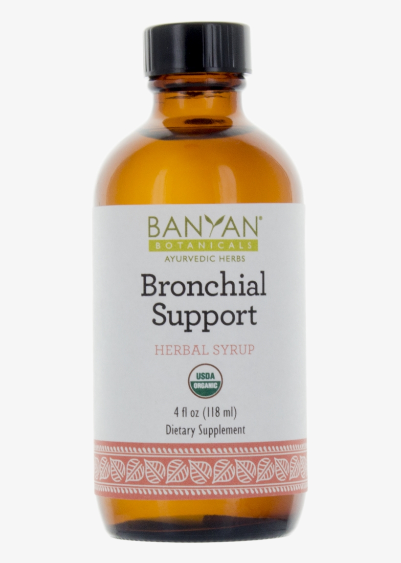 Bronchial Support Herbal Syrup - Banyan Botanicals, transparent png