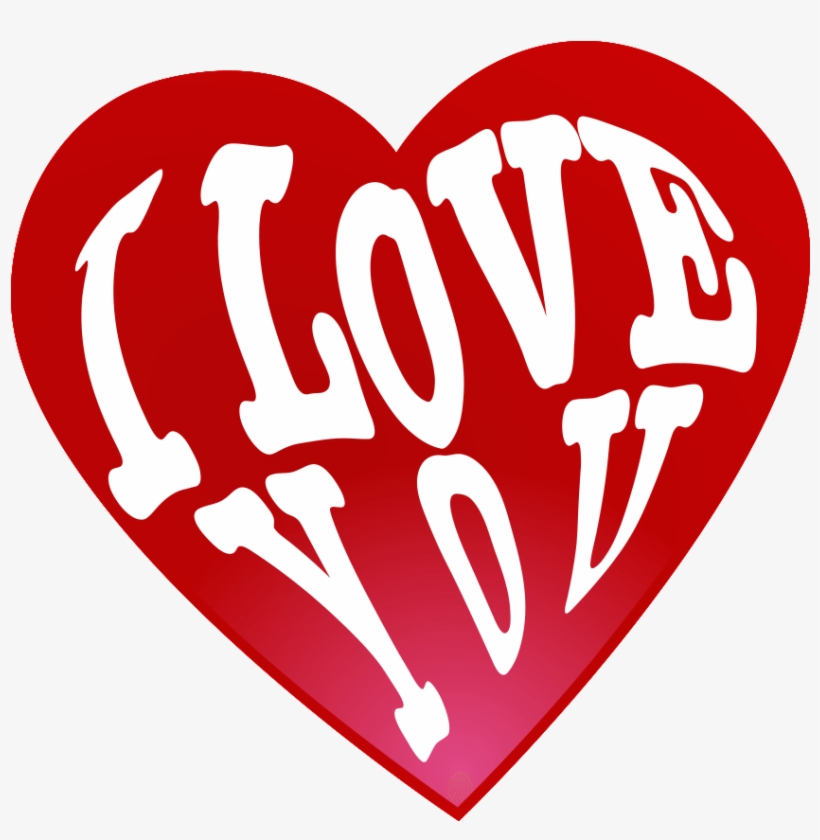 I Love You Png Heart Transparent - Heart, transparent png
