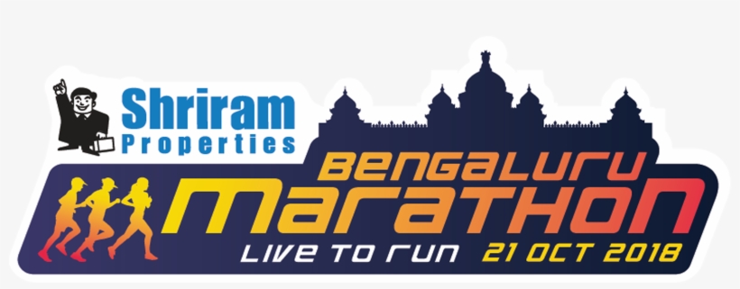 Logo - Shriram Properties Bengaluru Marathon 2018, transparent png