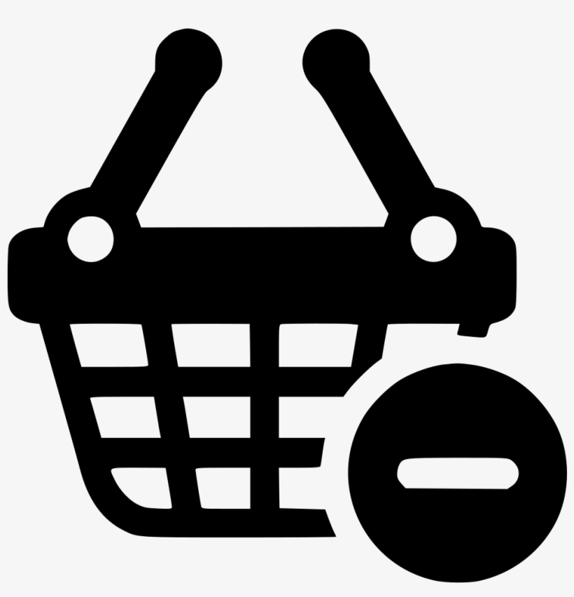 Basket Shopping Minus Delete Shopping Empty Comments, transparent png