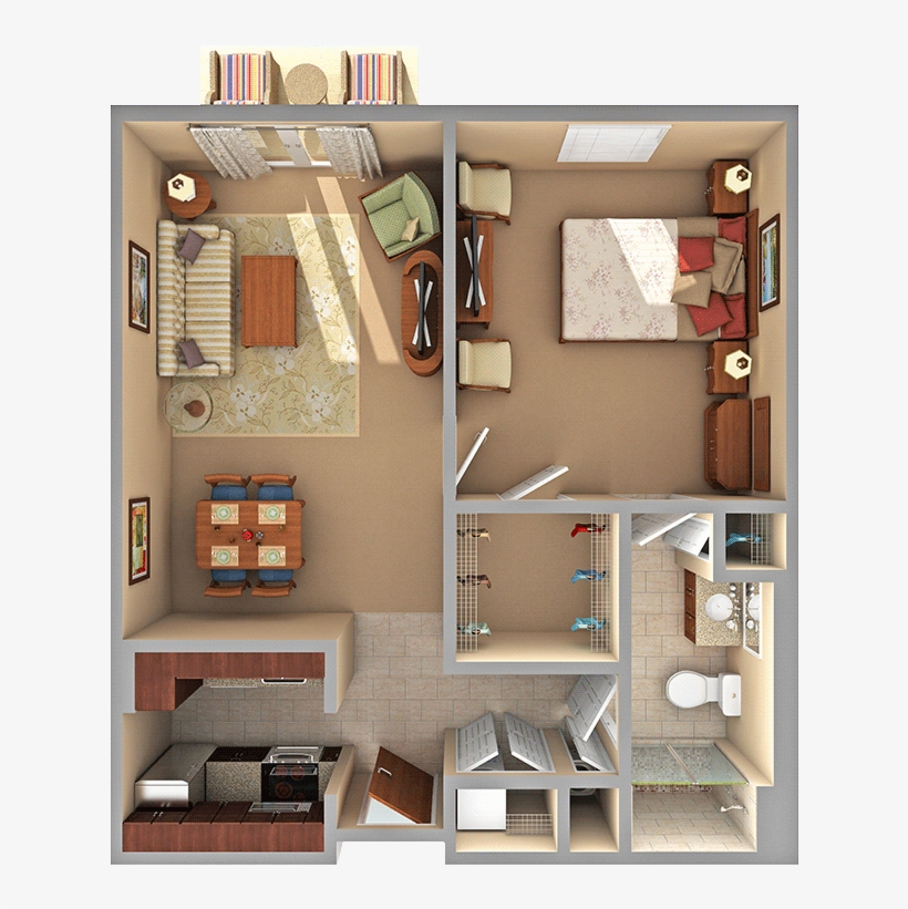 Glenaire Has Three Apartment Buildings Offering A Variety - 785 Sq Ft Apartment, transparent png