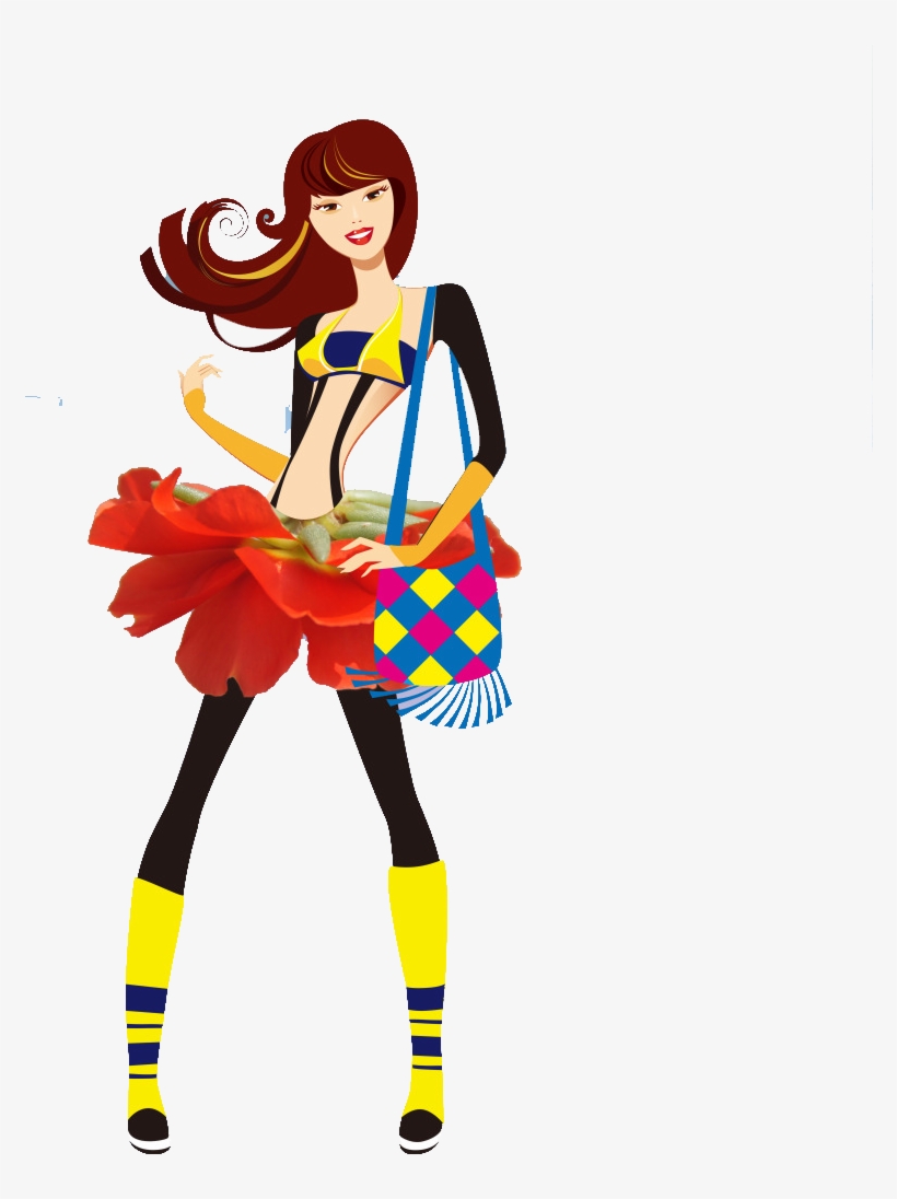 Shopping Clip Art Girls Transprent Png Free - 2011, transparent png
