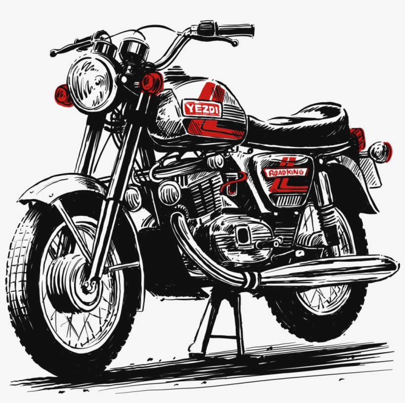 Yezdi Roadking - Yezdi Bike, transparent png
