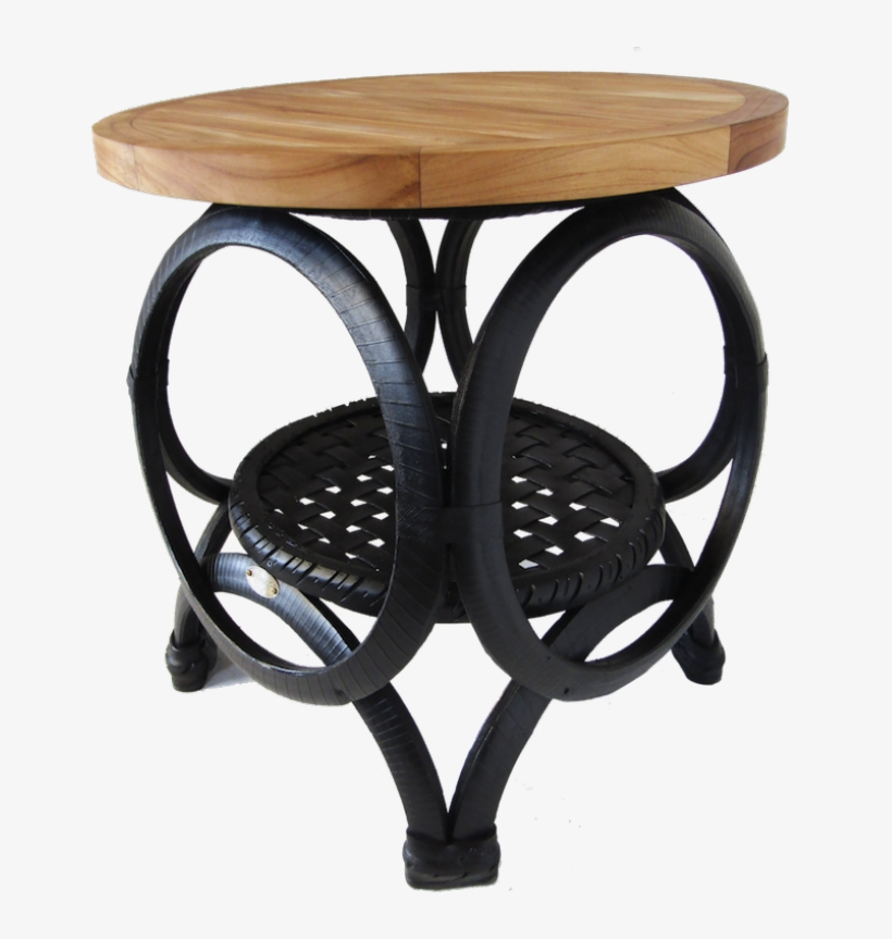 01 Teak Tyre High Tea Table Round - Outdoor Table, transparent png