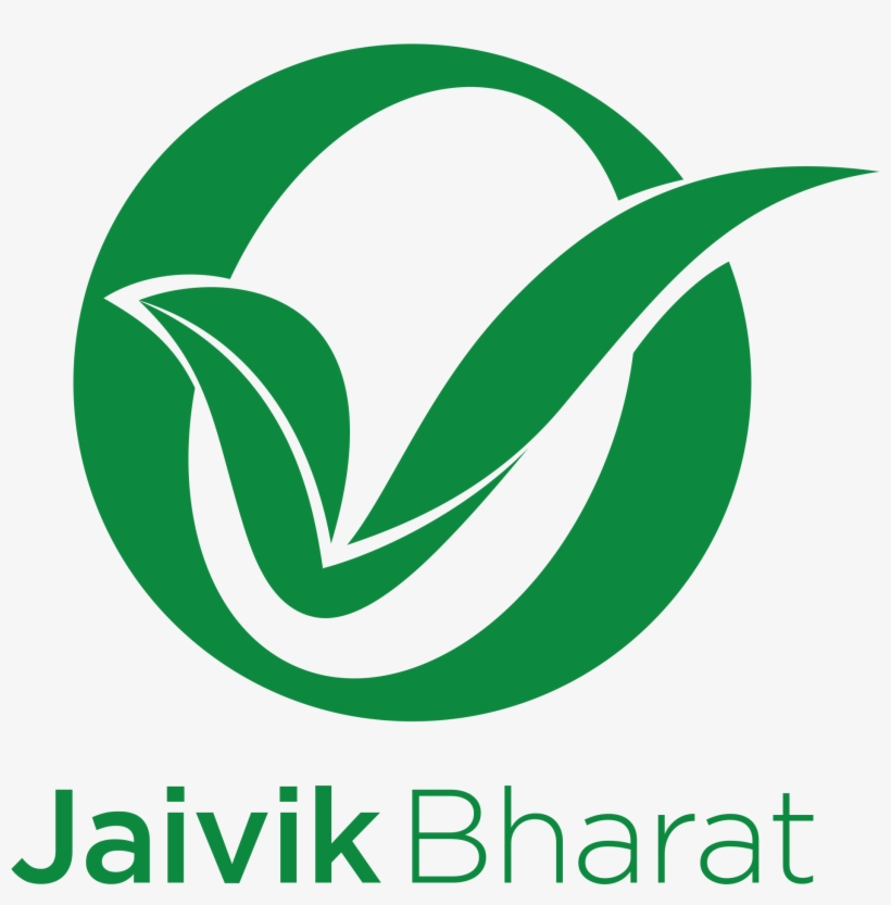 Jaivik Bharat Logo - Organic Food Logo India, transparent png
