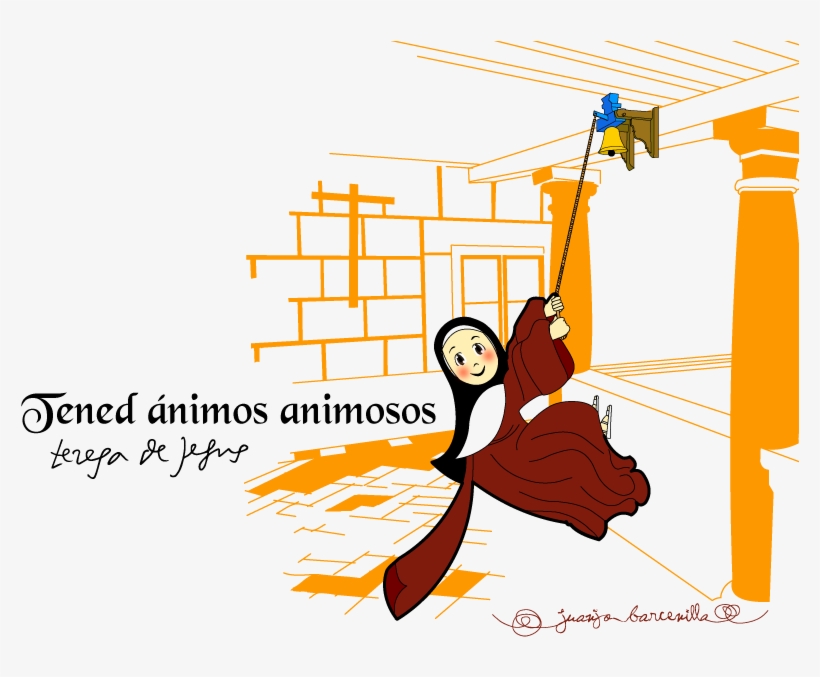 Teresa Of Jesus Ringing The Bell - Illustration, transparent png