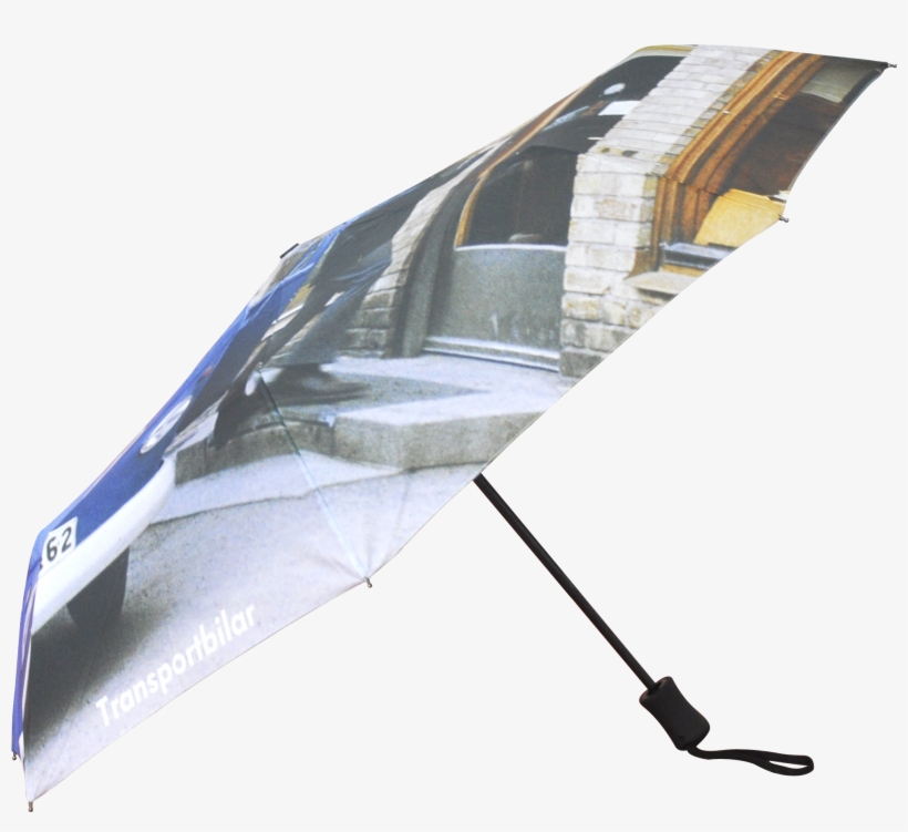21 Inches Three Folding Over Print Umbrella Automatic - Umbrella, transparent png