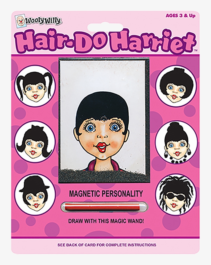 Wooly Willy Logo - Hairdo Harriet, transparent png