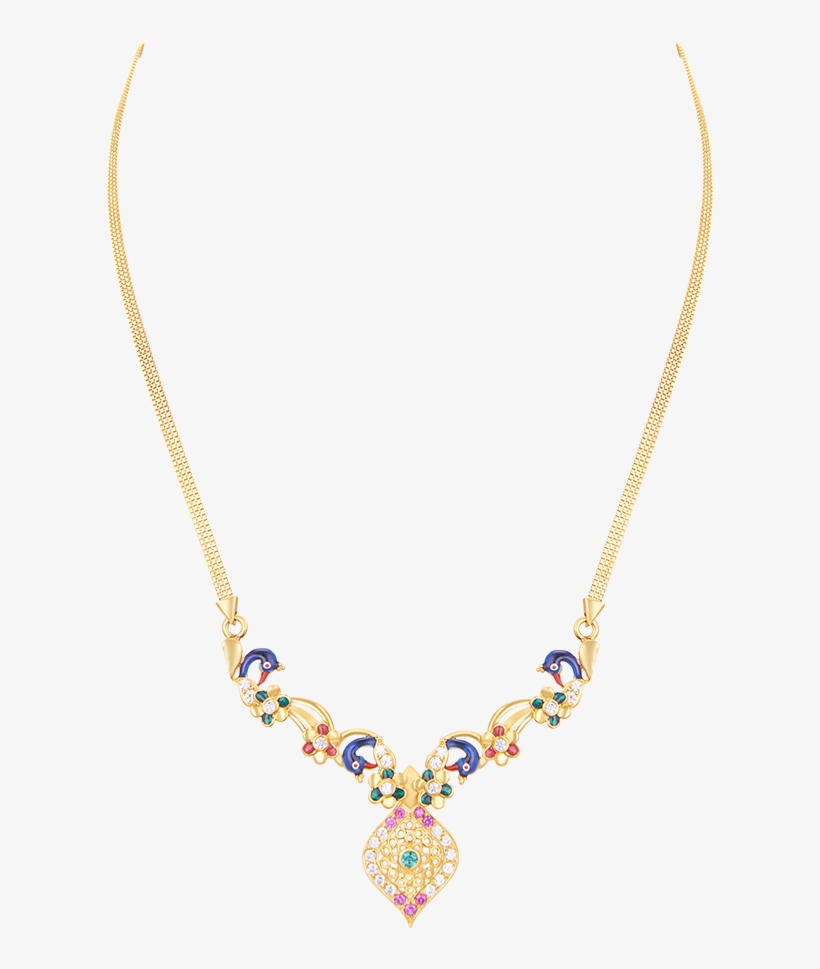 Make Your Love Eternal With Thanga Malaai From Thangamayil - Necklace, transparent png
