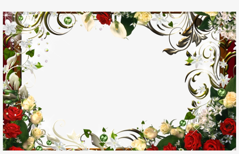 Transparent Flowers Png Frame Gallery Yopriceville - Frames With Flowers Png, transparent png