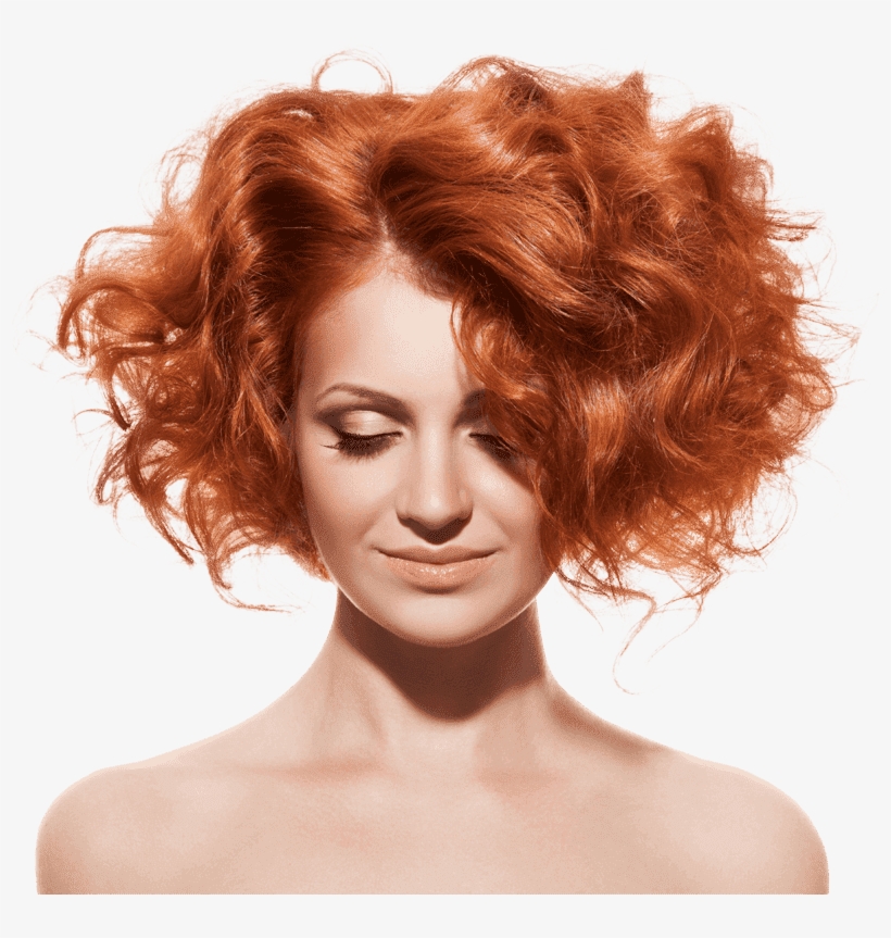 L - Capelli Corti Vaporosi Rossi, transparent png