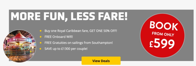More Fun Less Fare Buy One Get One Half Price Your - Online Advertising, transparent png
