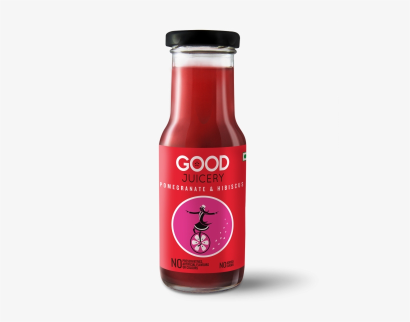 Pomegranate & Hibiscus Nectar - Glass Bottle, transparent png