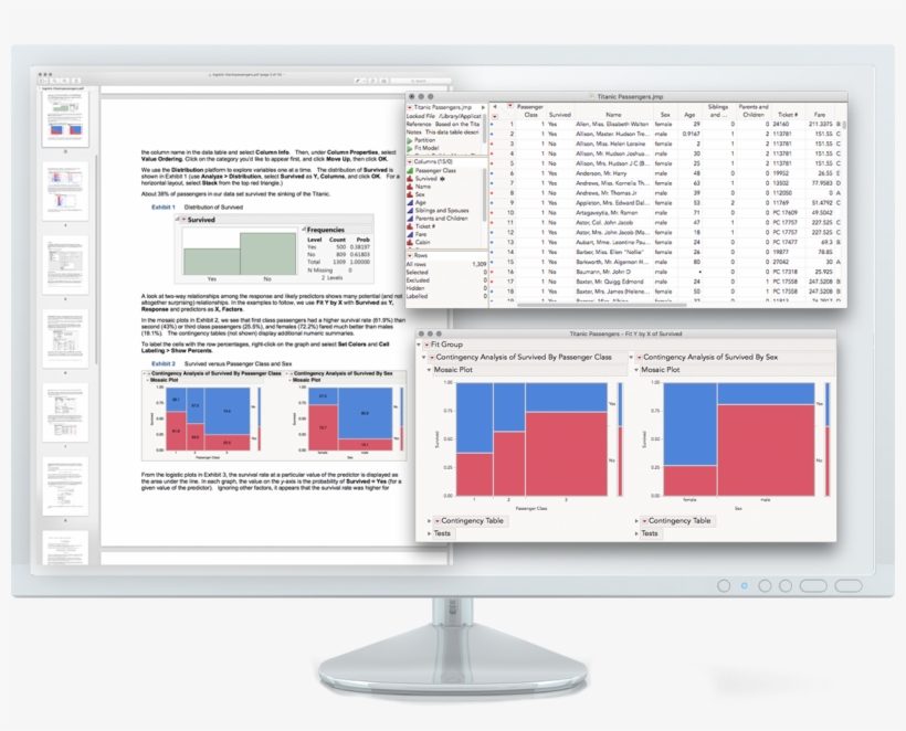 Jmp® Case Study Library - Computer Monitor, transparent png