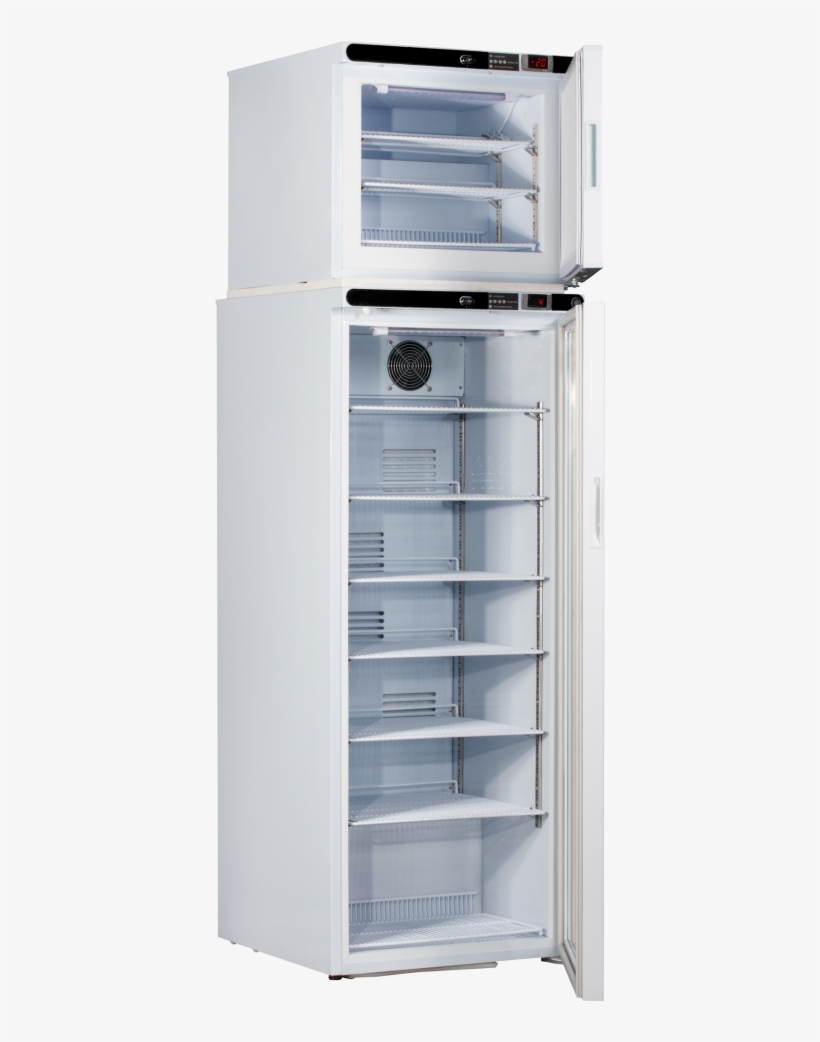 Dual Temperature Glass Door Refrigerator/freezer - Refrigerator, transparent png