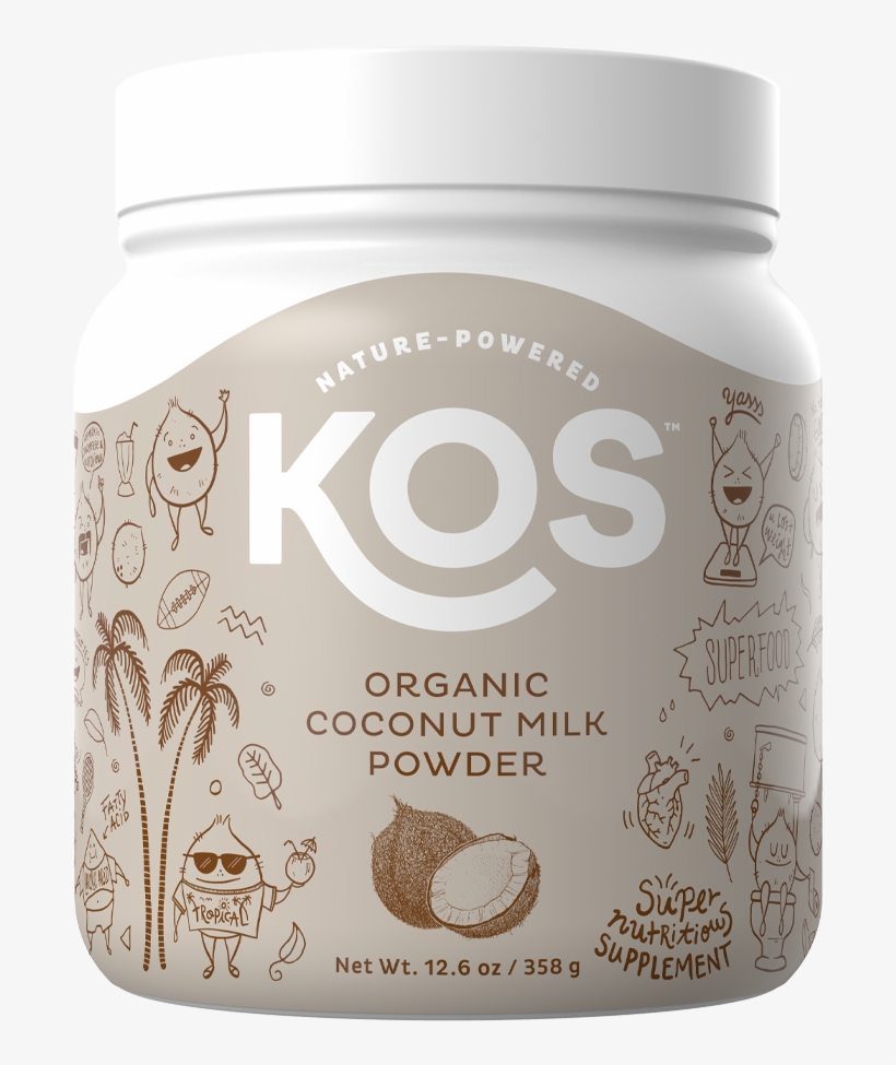 Kos Organic Coconut Powder, - Coconut Milk Powder, transparent png