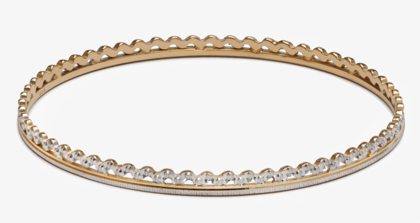 Gold Bangle Rhodium Plated - Bangle, transparent png
