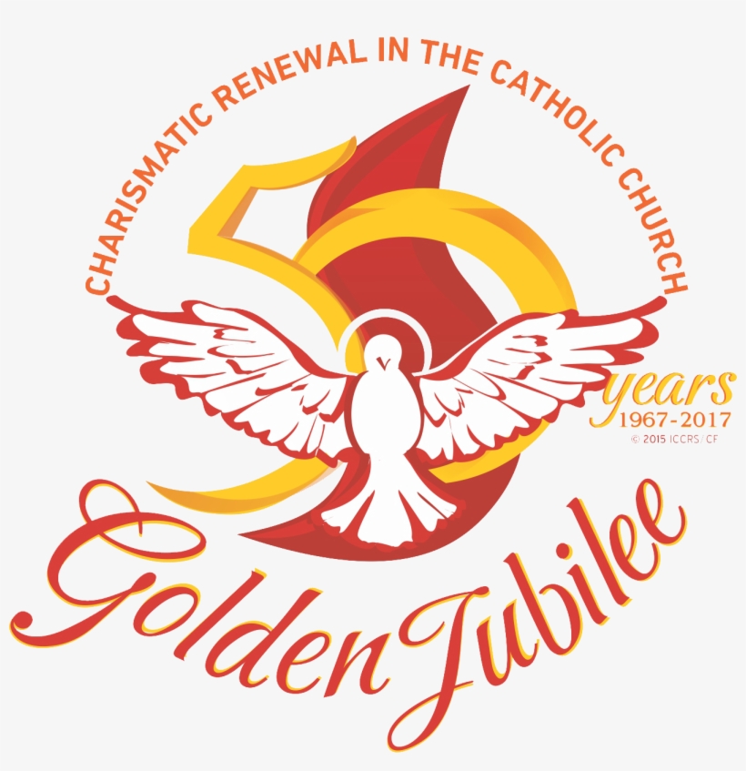 Golden Jubilee Rcc Png - Catholic Charismatic Renewal 50 Years, transparent png