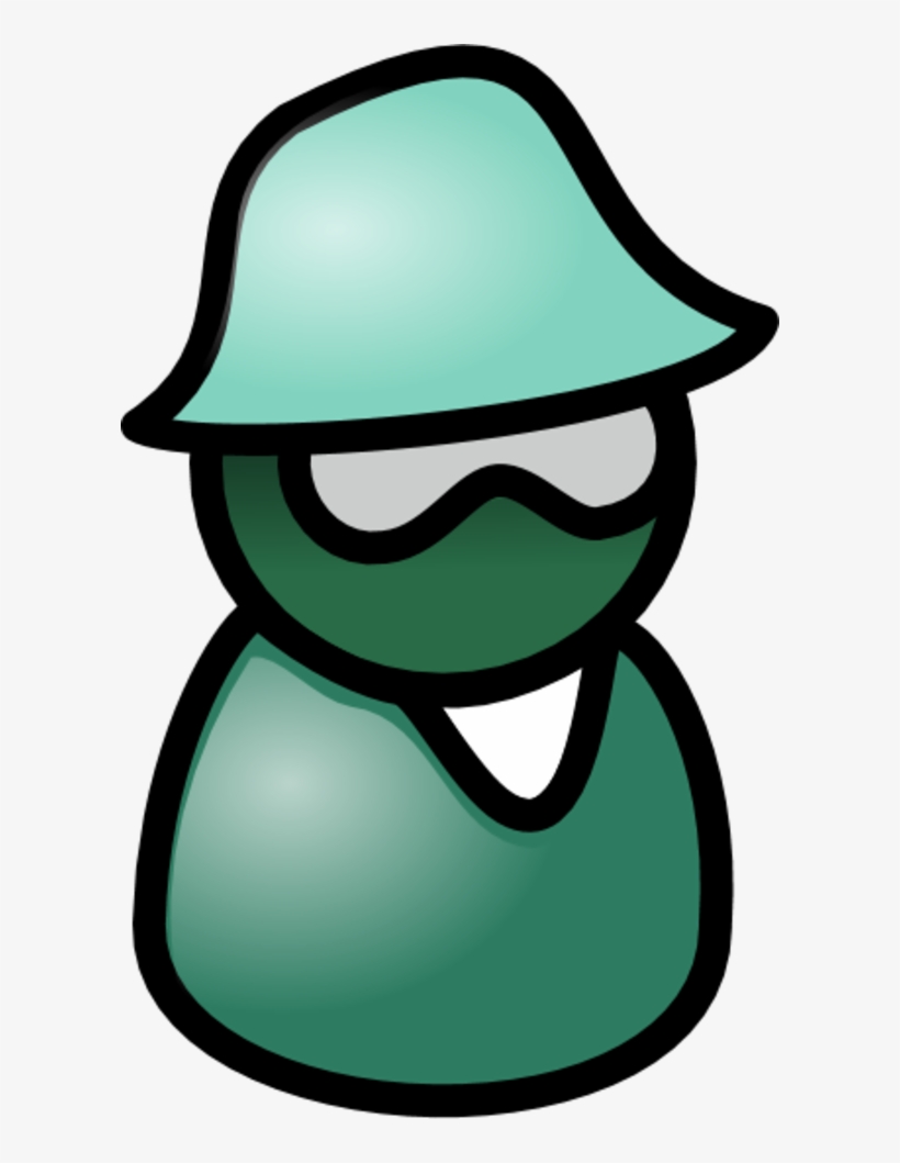 User Male Icon Wearing Hat And Sunglasses - Man, transparent png