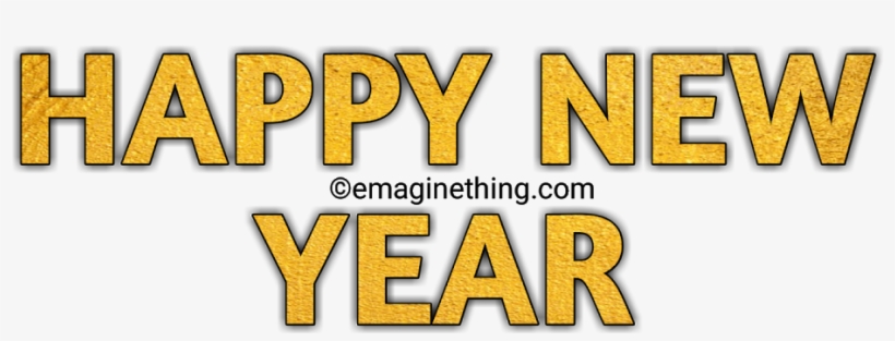 Happy New Year Text Png 2019-whatsapp Sticker,download - Tan, transparent png