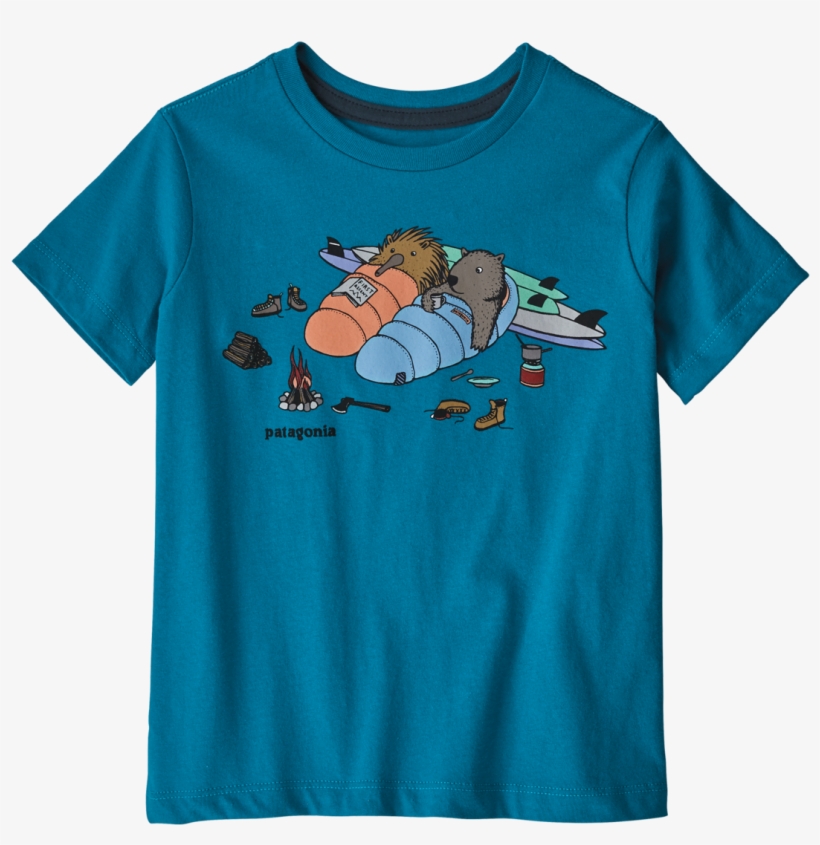 Patagonia Baby Live Simply Organic T-shirt In Wombat - T-shirt, transparent png